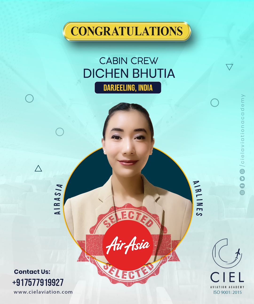 Ciel Aviation Academy - Dichen Bhutia
