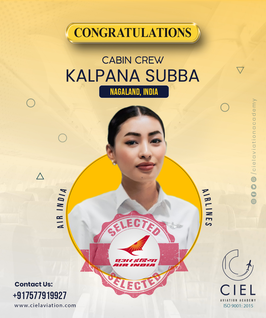 Ciel Aviation Academy - Kalpana Subba
